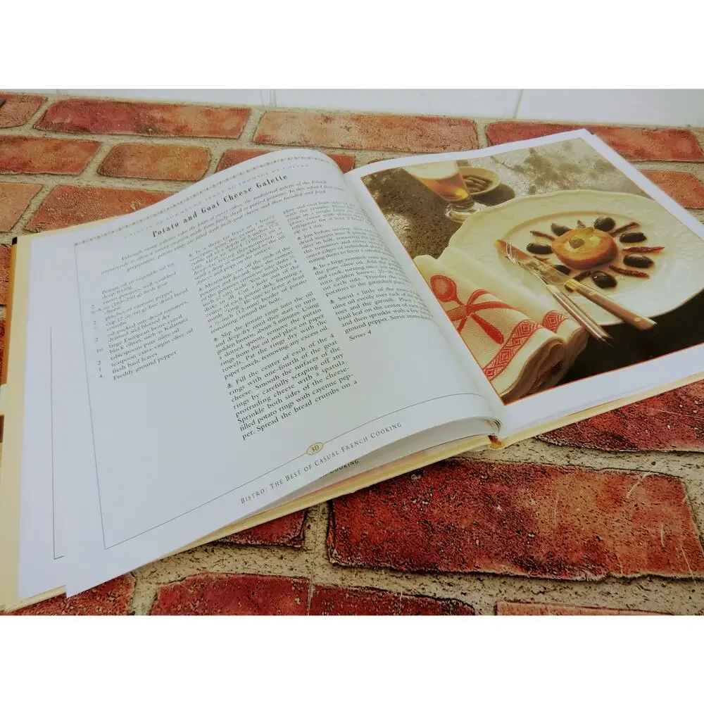 BISTRO Best of Casual French Cooking by Gerald Hirigoyen Vtg 1995‎ HCDJ Cookbook